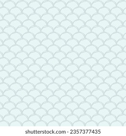 Fish scale seamless pattern. Reptile, dragon skin texture. Tillable background for your fabric, textile design, wrapping paper, swimwear or wallpaper. Grey mermaid tail with fish scale underwater.