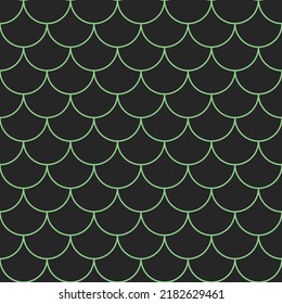 Fish scale vector seamless pattern. Japanese traditional ornament. Vector illustration. Design for fabrics, textile, wrapping paper and wallpaper.