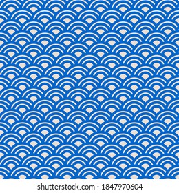 ilustración vectorial de la escala de peces 