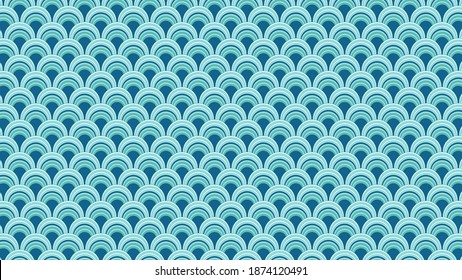 Fish Scale Wallpaper Vector Illustration: เวกเตอร์สต็อก (ปลอดค่า ...