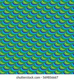 Fish scales blue and green