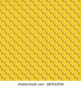 Fish Scales seamless pattern. Geometric texture for print or web design.