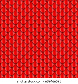Fish Scales seamless pattern. Geometric texture for print or web design.