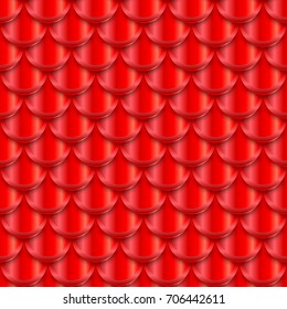 Fish Scales seamless pattern. Geometric texture for print or web design.