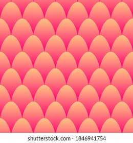 Fish scales seamless pattern. Mermaid tail background. Pattern with circles. Fishscales banner. Vector illustration