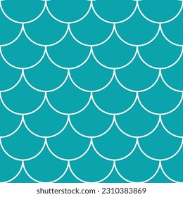 Fish scales seamless pattern. Vector illustration