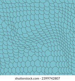 Fish scales seamless pattern. Vector illustration