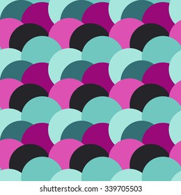 Fish Scales seamless pattern.wave vector seamless patterns