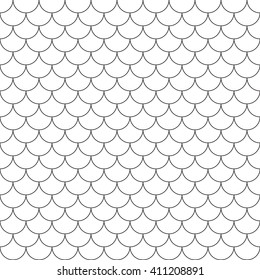 fish scales simple seamless pattern .Vector illustration. EPS 10.