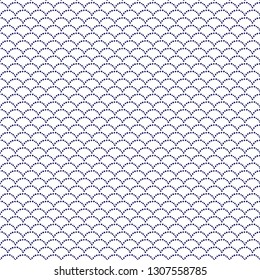 Fish scales texture. Seamless pattern. Vector illustration. Abstract wallpaper.