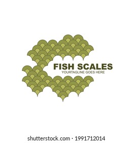 fish scales vector illustration design template web