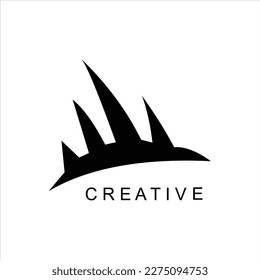 fish scales vector logo design