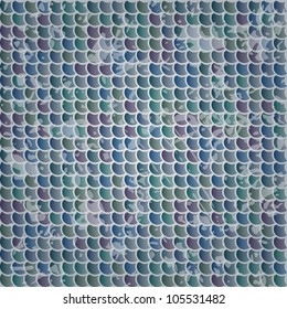 Fish scales vector texture