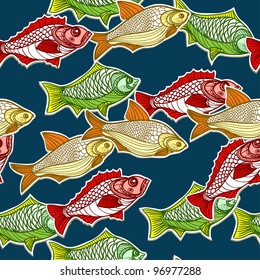 Pescado en el mar