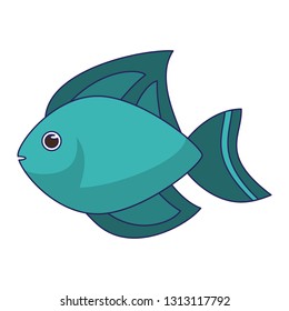 Fish sea animal cartoon
