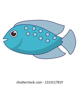 Fish sea animal cartoon