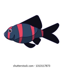 Fish sea animal cartoon