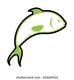 Fish sea animal symbol