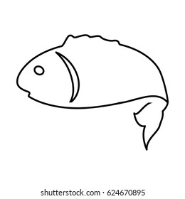 Fish sea animal symbol