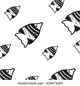 Fish sea background symbol