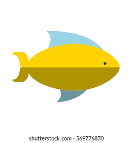fish sea isolated icon vector illustration design