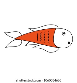 Fish seafood cartoon