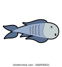 Fish seafood cartoon