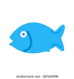 Fish, seafood, fillet icon vector image. Can also be used for eatables, food and drinks. Suitable for use on web apps, mobile apps and print media