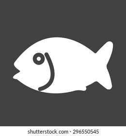Fish, seafood, fillet icon vector image. Can also be used for eatables, food and drinks. Suitable for use on web apps, mobile apps and print media