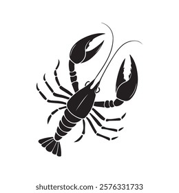 Fish or seafood flat icon design, for food apps and websites. 