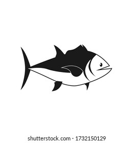 Fish or seafood flat icon for food apps and websites