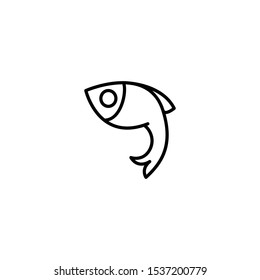 fish seafood icon vector illustration