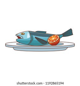 Fish seafood isolated