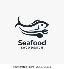 Vector de diseño del logotipo del pescado