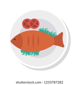 fish seafood plate  