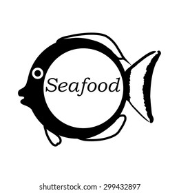 Fish for seafood restaurants - vector illustration
