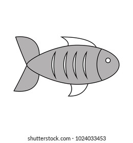 Fish seafood symbol