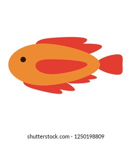 Fish seafood symbol