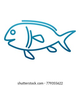 Fish seafood symbol