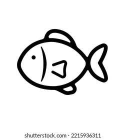 Fish , seafood vector icon illustration