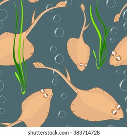 Fish. Seamless background