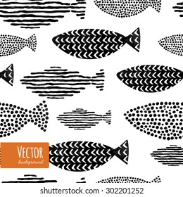 Fish Seamless Pattern