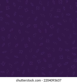 Fish Seamless Pattern Background. Vector illustration backdrop.