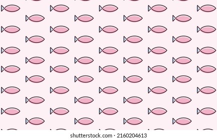 fish seamless pattern cartoon, cute background