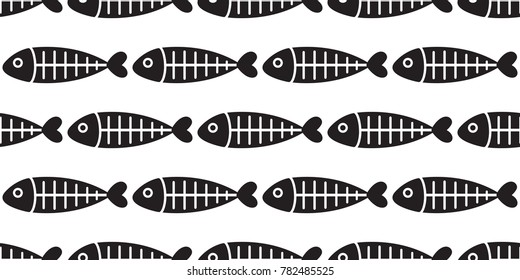 fish seamless pattern vector shark dolphin whale isolated background wallpaper