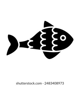 Fish set icon. Orange fish, aquatic animal, seafood, marine life, fishing, ocean creature, edible fish, culinary ingredient, protein source.