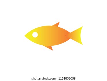 Fish shape illustration sea creature