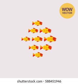 Fish Shoal Icon