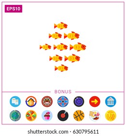 Fish Shoal Icon