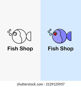 fish shop logo. a logo design for fish shop and aquascape